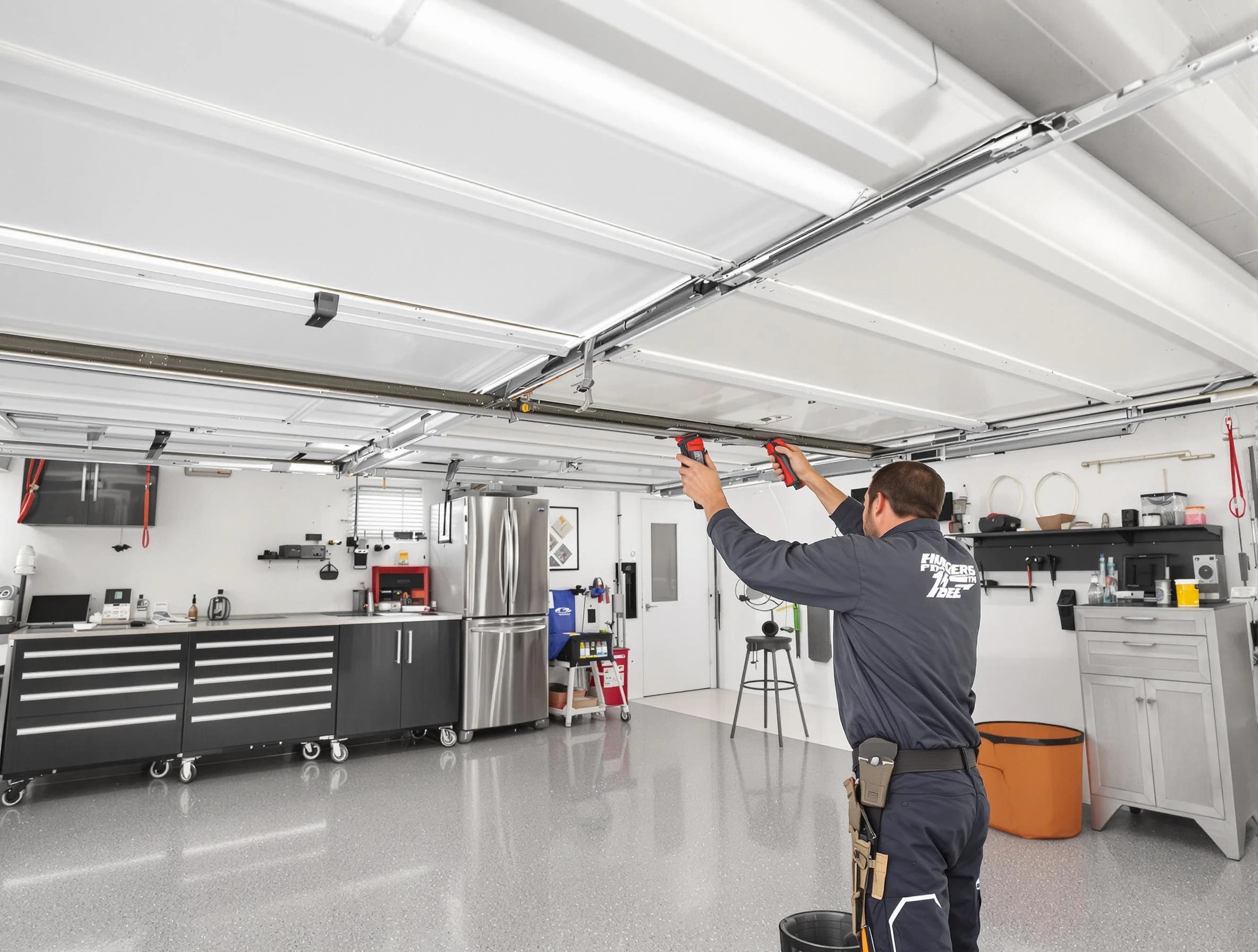 Overhead garage door repair service by Ridgewood Garage Door Repair in Ridgewood