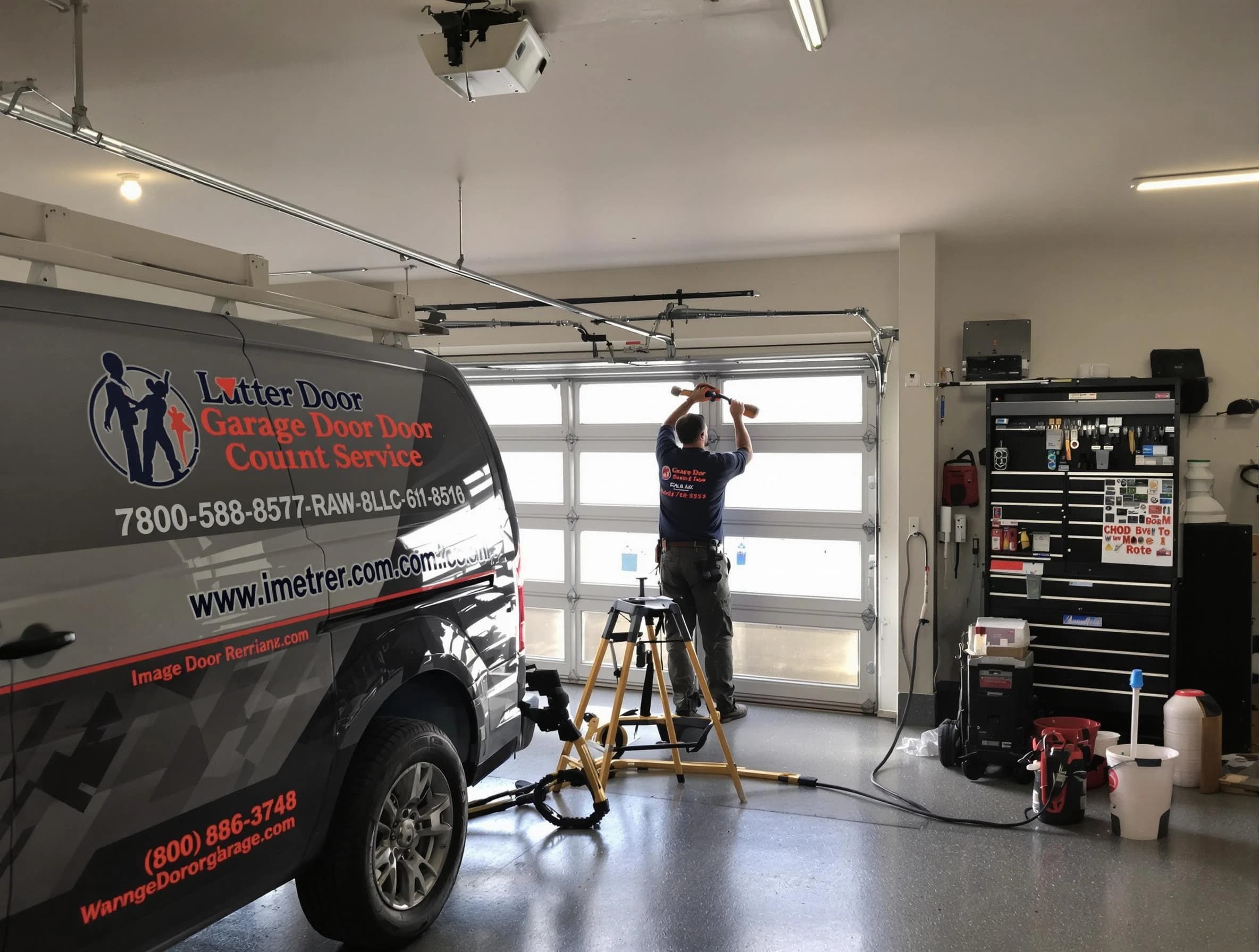 Ridgewood Garage Door Repair rapid response team performing same-day repair in Ridgewood