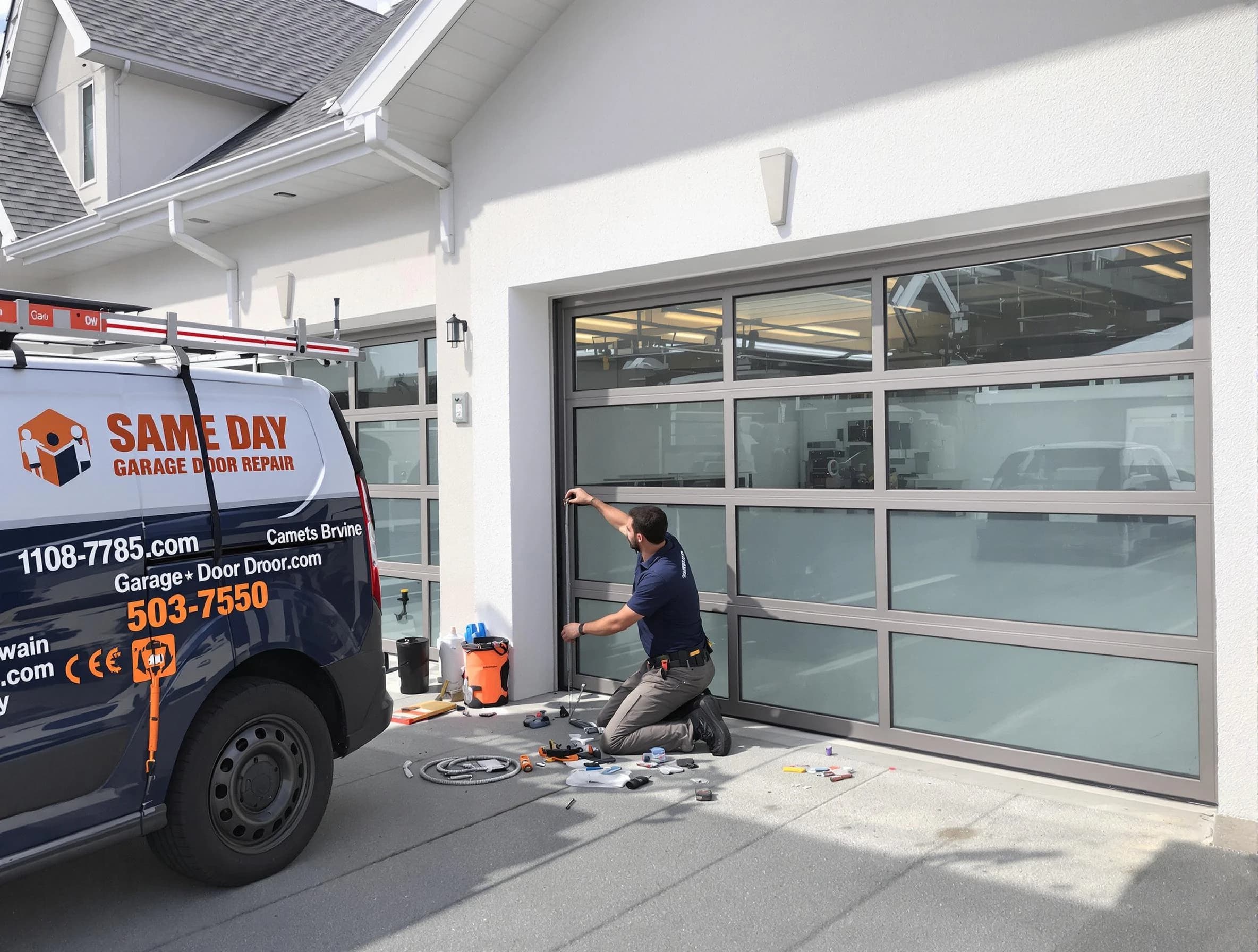 Same-day garage door repair service by Ridgewood Garage Door Repair in Ridgewood