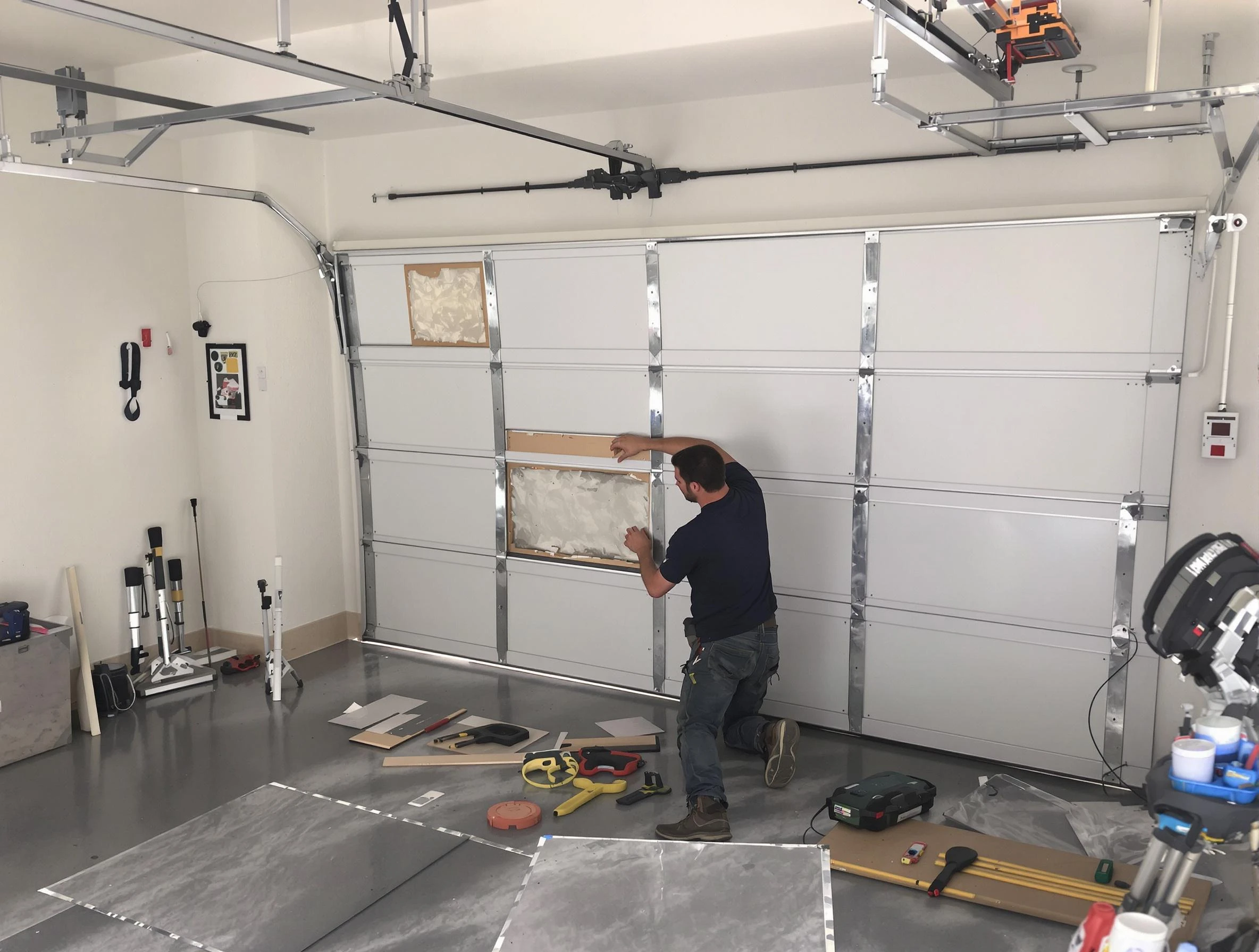 Garage Door Panel Repair in Ridgewood
