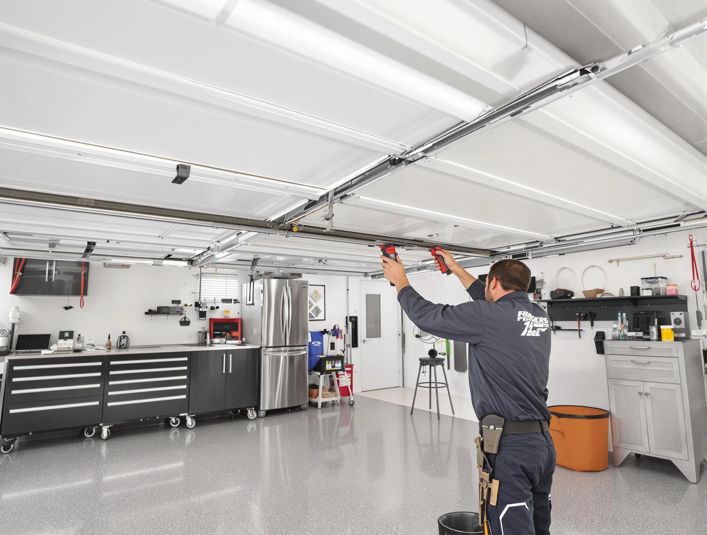 Overhead garage door repair service by Ridgewood Garage Door Repair in Ridgewood