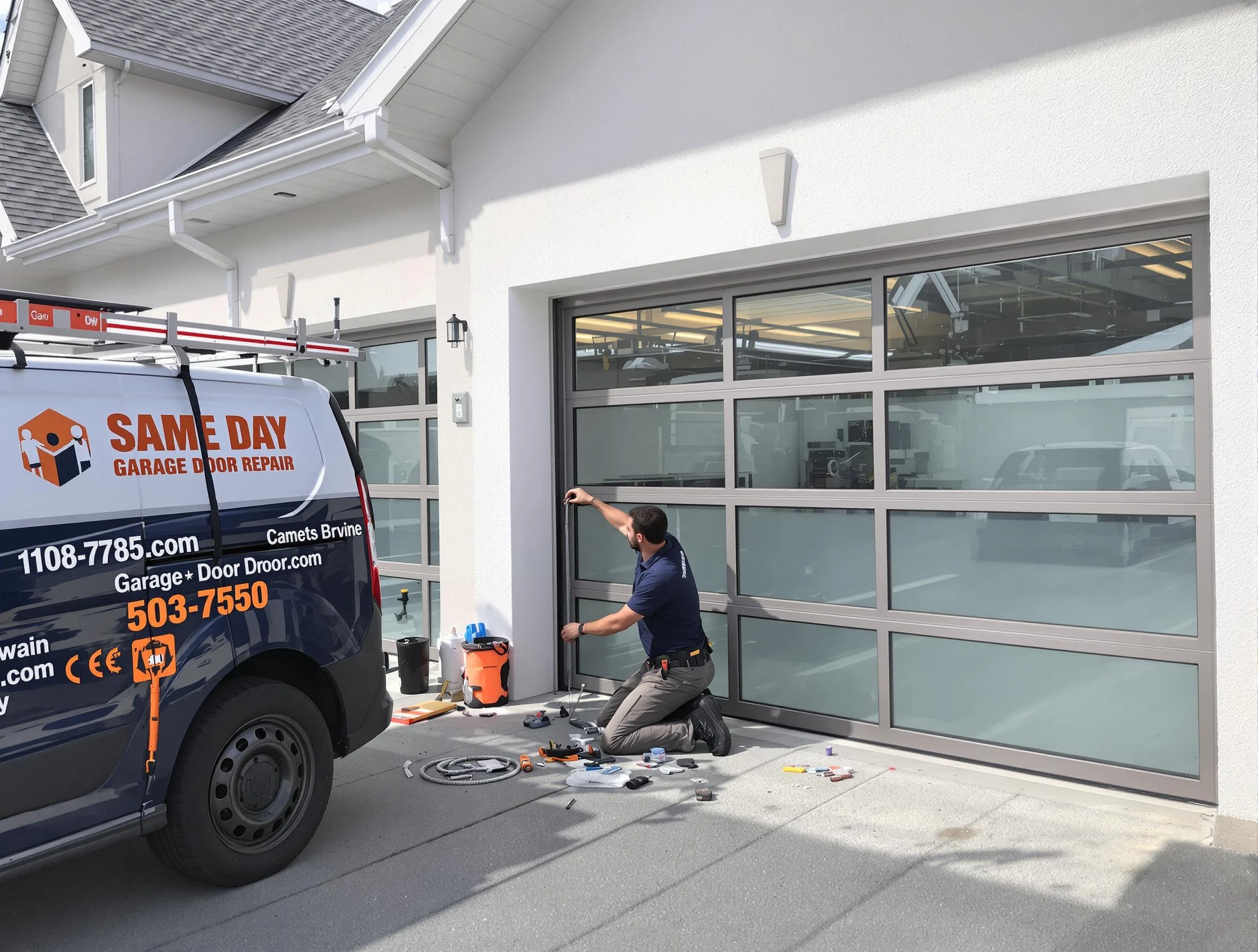Same-day garage door repair service by Ridgewood Garage Door Repair in Ridgewood